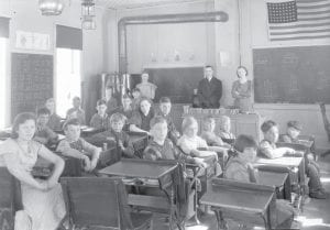 As the school year winds down, it is fun to look at classrooms from years past. This photo is undated, but shows students at the Birchwood School in Mineral Center.