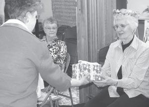 The Bethlehem Lutheran Church Women’s Spring Brunch was held recently, brightening spirits and serving as an occasion to honor one of the women who serve the community— Sally Arntsen of Grand Marais. Sally was selected as Bethlehem Lutheran’s “Angel of the Year.