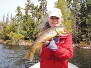 Vince Ekroot of Little Vince’s Guide Service and Chris Angelo had a great start to the fishing season. Chris caught a very nice 22-inch brown trout.