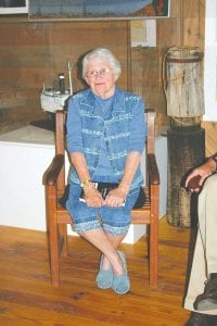 Betty Sivertson Strom has many memories of her childhood summers on Isle Royale. She regaled a captivated audience with her stories at the Tofte Fishing Museum on May 21. She has collected them into a book, Isle Royale... from My Point of View, available at the museum.