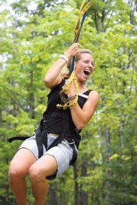 At the Wolf Ridge Environmental Learning Center open house on Saturday, June 18, visitors can meet a friendly North American porcupine and several raptors—or they can try the Wolf Ridge Adventure Rope course or indoor rock climbing wall. The event is free!