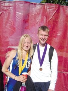 Larson and Scannell both had great finishes at the state track meet last weekend. Not only did they run personal bests, each set a school record in their events.