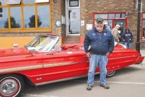 Mayor Bear Carlson picked this 1964 Ford Galaxie as the “Mayor’s Choice” car show winner. The beautiful red “Elvis” car belongs to Yvon Quirion of Thunder Bay.