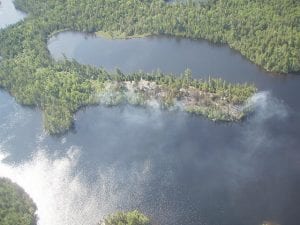 A fire at Gaskin Lake was detected on Monday, June 13. The fire, on a peninsula, is primarily a surface fire. The Forest Service plans to allow the fire to burn to the south and west of Gaskin Lake while limiting the fire spread on the north side. However, the response will change if conditions warrant.