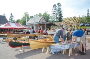 The 2011 Wooden Boat Show on the Grand Marais waterfront at North House Folk School was well-attended. Despite some blustery winds, events all went on as planned and visitors were able to enjoy learning about boats and boat building, as well as many other traditional crafts.