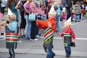 The 4th of July parade in Grand Marais was small but included all the usual patriotic themes—and of course, it included a number of cute kids, like the “Rasmussen Rockets” pictured on the right. The energetic little firecrackers won parade honors for the cutest kids.