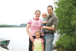 Kasey and Adam VanTassell are the new owners of Clearwater Lodge. The couple took over the business on April 25 and have been busy as beavers ever since, updating and sprucing up the historic lodge. They have ready and eager helpers in Adyson, age 4, and Brock, 15 months. Residents on the lake have warmly received the family, and they have enjoyed getting to know people up and down the Gunflint Trail.