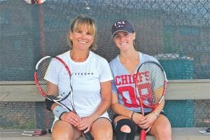 Rachael Renneisen teamed up with another Bergstrom— David’s mom Lee Bergstrom—in the Women’s Open Doubles. They won the championship, defeating Jordee Matson (Neebing, ONT) and Megan Skorich (Virginia), 7-6 (4), 6-2.