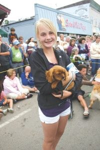 Penny, a 7-pound Cavalier King Charles spaniel, shown by Stephanie Martin, won best of show in the Cutest Puppy Contest on Saturday, August 6. The judges had an incredibly hard time, as all of the puppies were adorable.