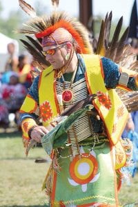 Participants enjoyed dancing to Host Drum Minomin Creek Drum and the Lake Vermilion Singers, the Co-Host for the PowWow.