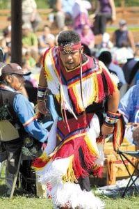 There were 33 drum groups at the Grand Portage Rendezvous Days PowWow on Friday – Sunday, August 12 – August 14 and 476 registered dancers. The arena director for this year’s PowWow was Terry Goodsky and emcee was once again Murphy Thomas.