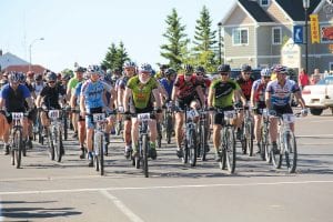 Nearly 60 racers took the Sawtooth Challenge, lining up on Broadway Avenue in downtown Grand Marais, scaling the trail to the Pincushion Mountain trail system and completing a number of loops to create a six-, 15-, or 21.5-mile course. Congratulations to all of the finishers taking on the extreme terrain of the Sawtooth Challenge.