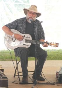 Paul Pederson’s bluesy style is always a crowd-pleaser. The sound of his guitar is as rich as his voice.
