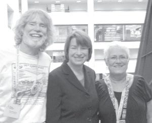 Denny FitzPatrick and Karen Flolid of Cook County were among 5,000 other Peace Corps volunteers in Washington, D.C., during the Corps’ 50th anniversary celebration. They had the chance to visit with Senator Amy Klobuchar.