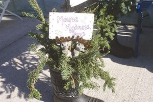 The Garage offered moose-themed arts and crafts, courtesy of the local Girl Scouts. They also welcomed visitors with a whimsical twist on the weekend’s Moose Madness theme with these cute little critters.