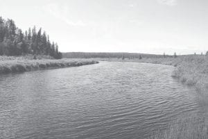 The peaceful waters of the upper Poplar River. The Minnesota Department of Natural Resources wants Lutsen Mountains Corporation to find another way to get water for its snowmaking operations.