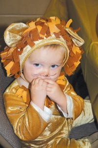 There were Halloween parties all over Cook County last week. This adorable lion—little Jonathan Richardson—was seen at the Halloween party at the Cook County Community Center on Monday, October 31.