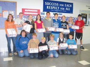 Another wonderful community event on Veterans Day 2011 was a concert at Cook County High School. Cook County Student Council members spearheaded a “Cookies for Troops” drive and collected 12 boxes of cookies to send to troops overseas.