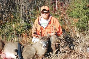 Cody Johnson had a fabulous day of hunting on Sunday, November 13 at his 