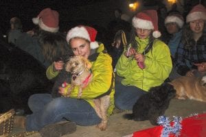 Cook County Girl Scouts—and their furry friends—joined the parade too.