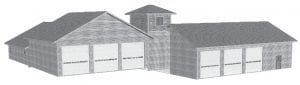 This is the drawing of the proposed addition to the Lutsen community center and fire hall presented to the Lutsen Town Board by Mark Pederson at the board’s November 15 meeting.