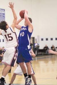 Only a sophomore, Jonny Jacobsen has been getting valuable minutes off of the bench for the varsity. The 6’3” center is a good rebounder and defender and is improving his offense with each game.