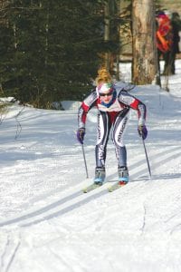 Showing great form, it’s no wonder that Shelby Ahrendt placed first last year in the Women’s Classic 10-k race at the Sawtooth International ski race.