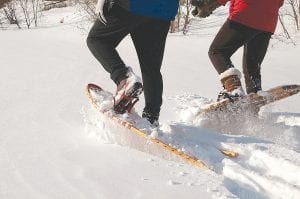 Snowshoeing is a great way to explore the North Shore--especially on the recent fresh snow.