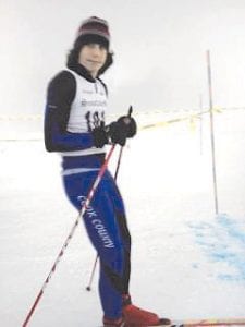 The Viking boys' and girls' cross country ski teams had an 