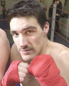 Daniel Schlienz in 2003, when he was pursuing his dream of being a professional boxer.