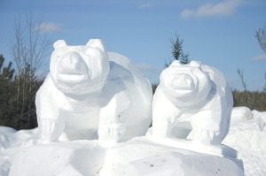 Snow sculpture is just one of the many fun activities that will be available during the February 3 -12, 2012 Winter Tracks Festival. Learn more about the festival at www.visitCookCounty.com/wintertracks.