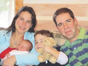 Cook County's first baby of the New Year! Nico Trey Tersteeg Perez-Abreu was born at Cook County North Shore Hospital at 11:08 a.m. on January 11, officially becoming Cook County’s New Year’s baby for 2012. Nico is pictured here with his mom and dad, Marcela Perez-Abreu and Dave Tersteeg of Grand Marais, and big brother, 4-year-old Rio. Rio was also born at North Shore hospital in November 2007. Congratulations and welcome Nico!