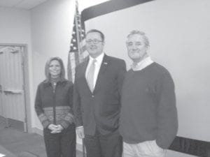 Attending the DFL candidate forum on January 17 were (L-R) Tarryl Clark, Jeff Anderson and Rick Nolan.