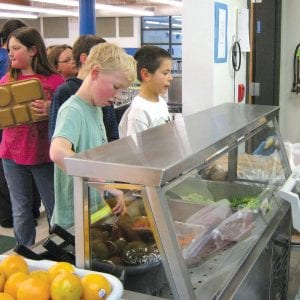 The Cook County Schools District Wellness Committee and Head Cook Linda Bockovich have been working hard to offer healthier choices for school lunches. One popular change is each Monday’s salad bar, taco salad or “build your own sub” bar for 4th – 12th graders.