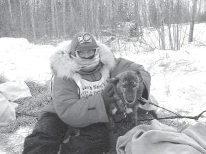 Tofte Musher Rita Wehseler in the 2009 John Beargrease Sled Dog Marathon. She finished first in this month’s Apostle Islands Sled Dog Race.