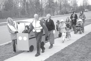 The SHIP program works to create a healthier community—and sponsors fun events like last fall’s “Walking School Bus.”