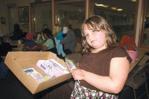 Hailey Smith was the winner of the Peeps eating contest. Her prize—more Peeps!