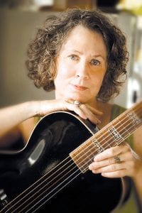 Oregon-based guitarist Mary Flower visited Grand Marais with Mountain Stage in September 2011. She is returning for the 2nd annual Fingerstyle Guitar Masters Weekend at Bluefin Bay April 13 – 14.