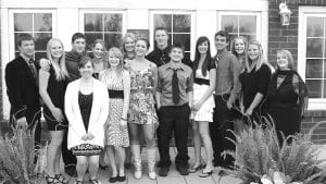 Ready for the opera at the Ordway. (L-R) Alex Ditmanson, Cecelia Olsen, Michael Sjogren, Lauren Murray, Molly Zafft, Michaela Buchheit, Sarah Fagerman, Ashley Deschampe, Dylan Quaife, Bradley VanDoren, Ashley Ross, David Bergstrom, Bekah Laky, Clara Olsen, Annika Stone.