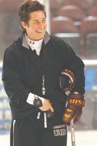 Shannon Miller, coach of championship-winning UMD Women’s Hockey will be the guest speaker at the Booster Club Athletic Banquet. Coach Miller has amassed an impressive overall record of 334- 101-35 and has led the Bulldogs to 10 NCAA playoff appearances and five NCAA Championship titles.