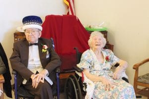 The 6th annual Senior Prom was held May 15 during National Nursing Home Week at the North Shore Care Center. King Gerhard & Queen Ruth reigned over the festivities at the 6th annual Senior Prom at the North Shore Care Center.