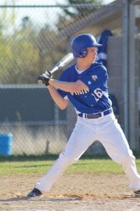 Wielding a big bat, Hunter Farley started a nice rally for the Vikings in the fourth inning in their game against the South Ridge Panthers. The Vikings scored 4 runs in that inning but it wasn’t enough to win the game.