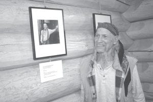 People – A Sense of Place by Virginia Danfelt includes an interesting variety of community members like Roger Kelly who reluctantly posed next to his portrait at the opening reception. The show continues through Sunday, June 24.