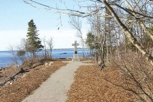 The improvements to the walkway at Father Baraga’s Cross will make it easier to attend worship there.