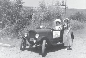 The 1962 Fisherman’s Picnic parade featured this entry by the Shold & Lovaas Mobil service station. Pictured are Martha Lake and Roberta Olson with a 1930 Model A. The car is one of many owned by the family of Bob Olson, author of Two Bucks and a Can of Gas: Model A Adventures on the Gunflint Trail. Over the years, Bob’s father owned every type of 1930 Model A made by the Ford Motor Company. Bob’s book, which was recently reviewed in the News-Herald, is about his favorite Model A, a pickup that he drove during many Northland adventures and that he owns to this day. Bob and his wife Kay Olson live on the Gunflint Trail.