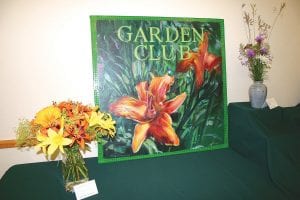 Above: The North Shore Care Center contributed numerous arrangements to the flower show, including this beautiful assortment of day lilies.