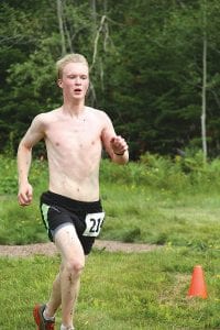 Kieran Scannell once again finished second at the Fisherman’s Picnic Trail Run to lead all local runners.