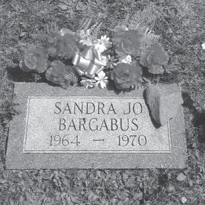 The Bargabus family was shattered when their 6-year-old daughter and sister, Sandra, was struck and killed by a motorist on Highway 61 on July 3, 1970. She is buried at St. John’s Cemetery in Grand Marais and lives on in the memory of friends and family. Her sister Sue Koons urges kids to use caution crossing roads and motorists to pay attention while driving.