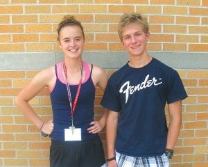 Cecilia Schnobrich and Benjamin Seaton of Cook County High School attended Minnesota Business Venture (MBV) at St. Cloud State University on July 8 - 15. The 350 students attending MBV learn to prepare for life after high school, learn how to start their own business, and improve their financial literacy skills.