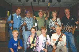 As part of the Ruffed Grouse Society’s celebration of “50 years of conservation,” the North Shore Chapter celebrated its 20th annual Sportsmen’s Banquet on Thursday, September 6 at American Legion Post 413. Attendees enjoyed dinner and learned about the work the Ruffed Grouse Society has been doing. There was a lot of talk about the upcoming grouse season and of course, the traditional raffles, with many folks winning guns. (L-R, front) Andrew Miller, Grand Marais; Abbie Crawford, Grand Marais; Gayle Janzen, Bob Janzen, auctioneer. (L-R, back) David Hawkinson, Mel Gagnon, Grand Portage; Paul Kelnberger, Grand Marais; Mary Lashyro, Silver Bay; Ed Lashyro, Silver Bay.